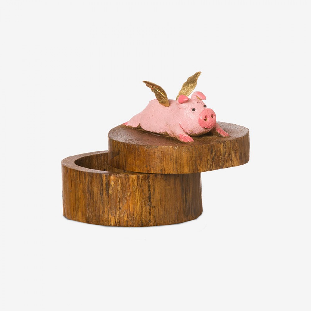 Fliegendes Schwein auf Minidose