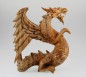 Mobile Preview: Chinesischer Drache, mit Flügeln, ca. 15 cm - natur