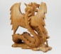 Preview: Chinesischer Drache, mit ausgebreiteten Flügeln, ca. 15 cm - natur