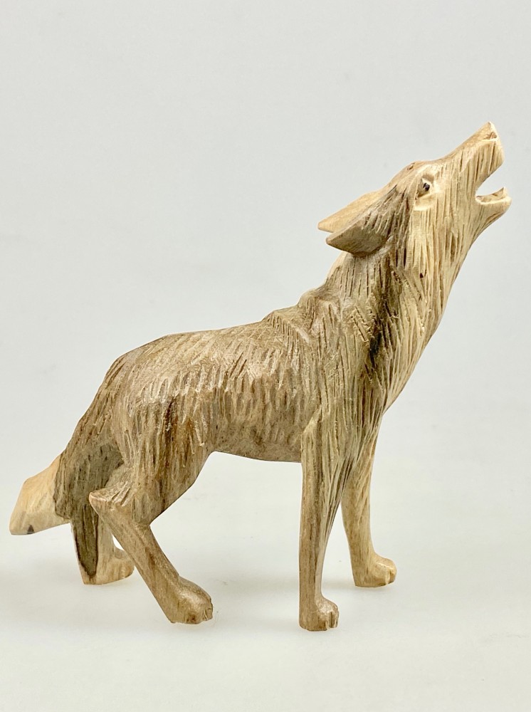 Wolf, heulend, mini, ca. 7 cm