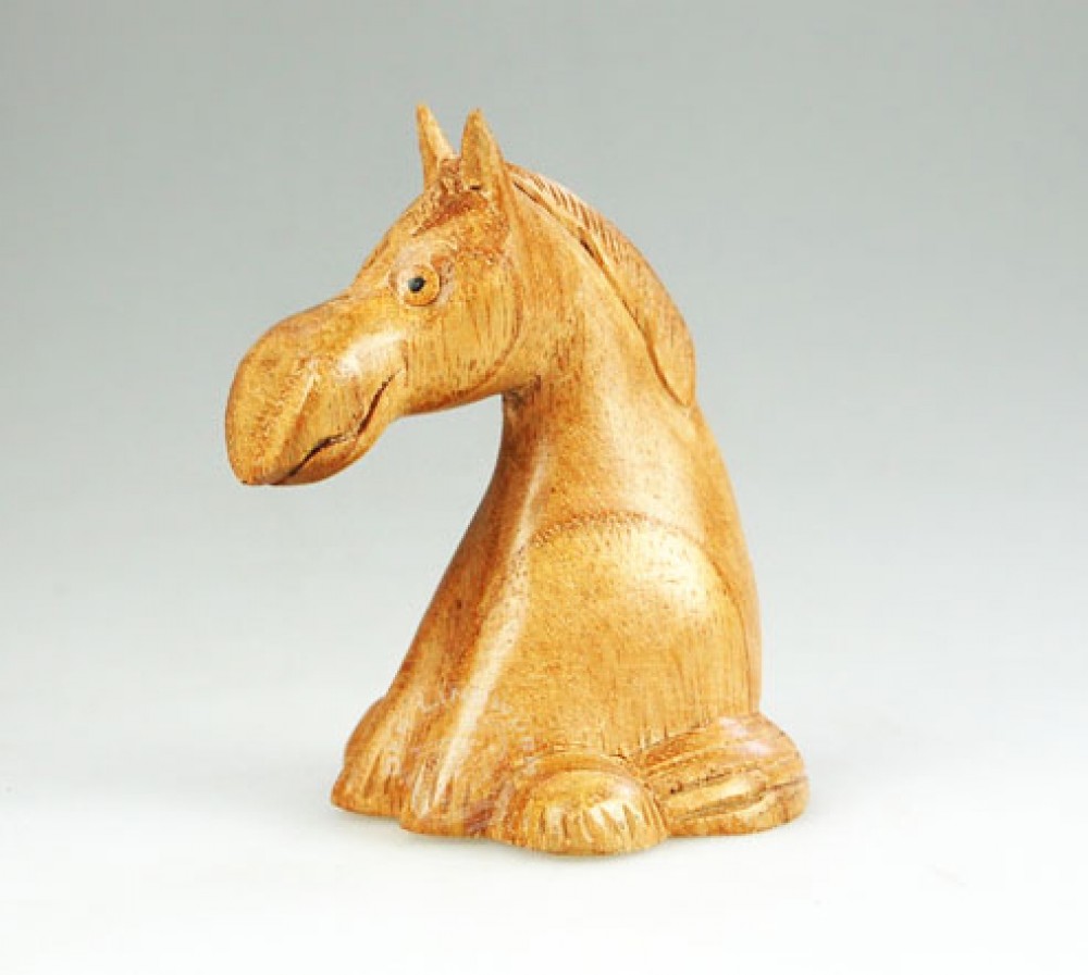 Pferd, sitzend - ca. 8 cm