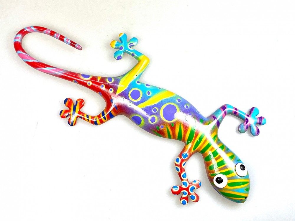 Gecko - Größe: M, handbemalt