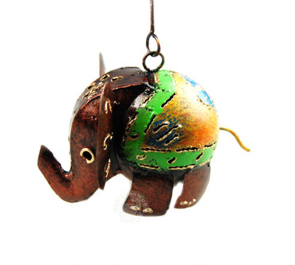 Kugelelefant - ⌀ ca. 6 cm - bronze
