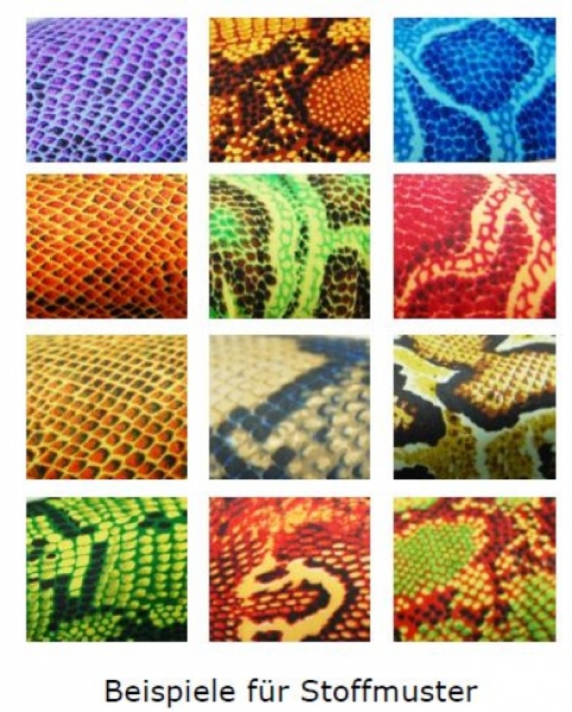 Schlange, geschlängelt, Größe: S - ca. 11 cm, diverse Farben