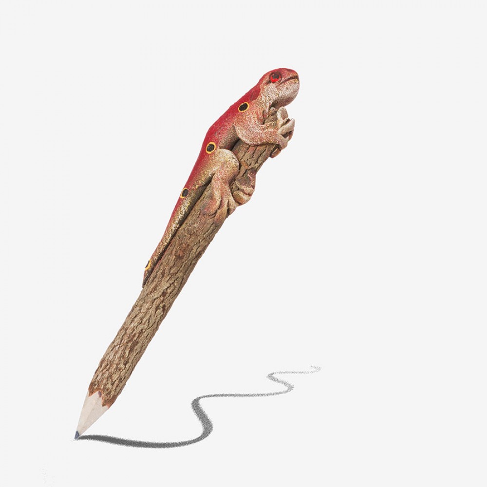 Stift - Gecko, verschiedene Farben