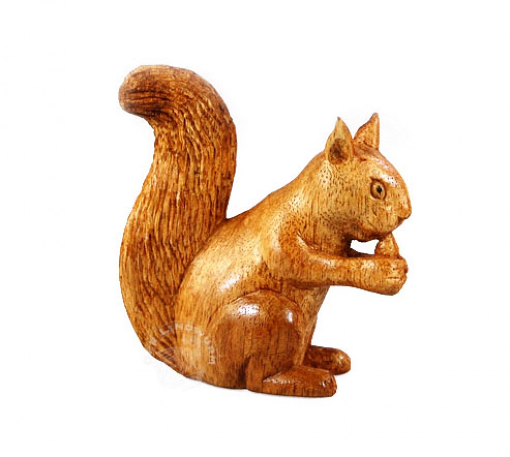 Eichhörnchen, sitzend, klein, ca. 10 cm - waru
