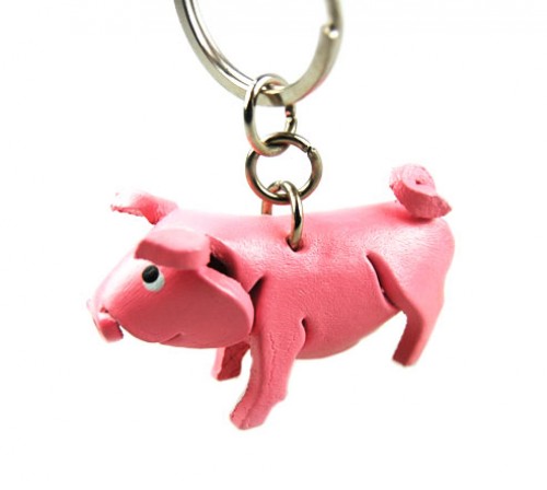 Schlüsselanhänger Schwein